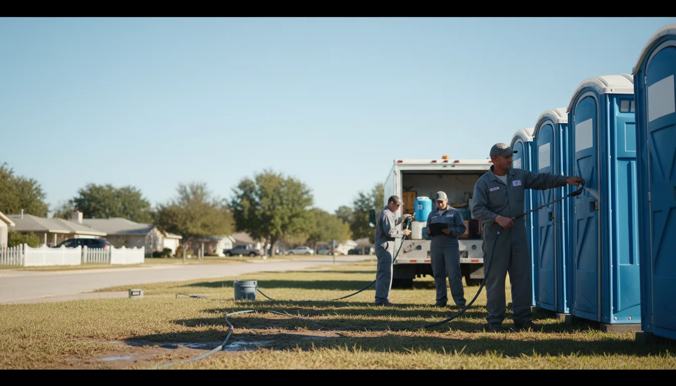 Long-Term Portable Toilet Rental in Gloster, MS near me